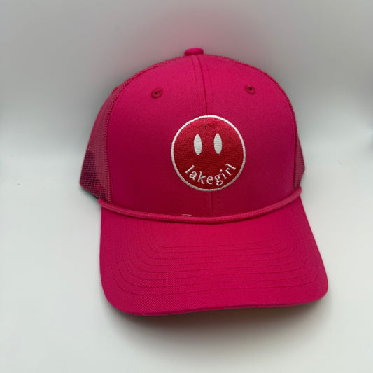 Lakegirl Classic Trucker Hat – Hot Pink