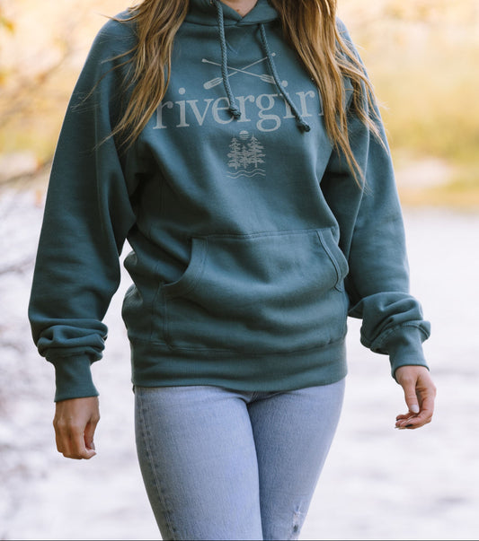 Rivergirl Heritage Hoodie – Evergreen