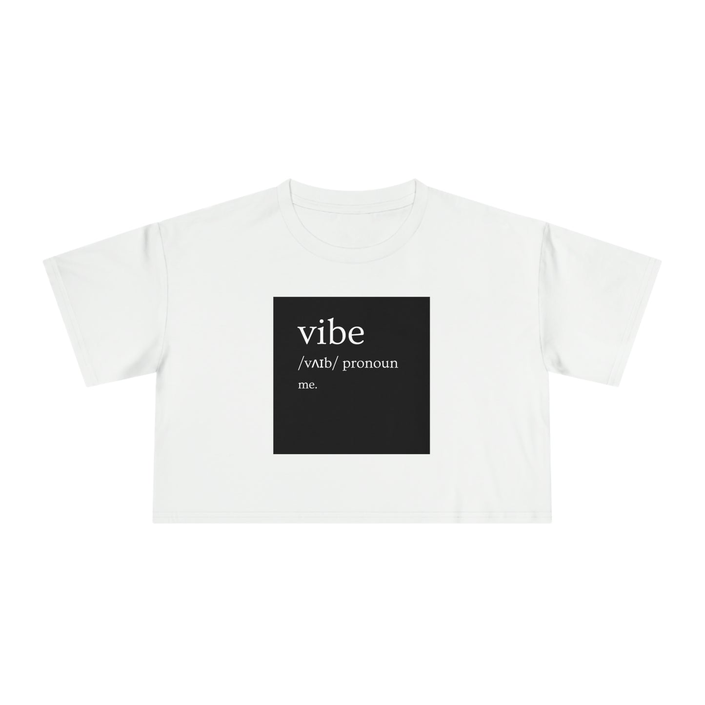 Vibe- Women's Crop Tee