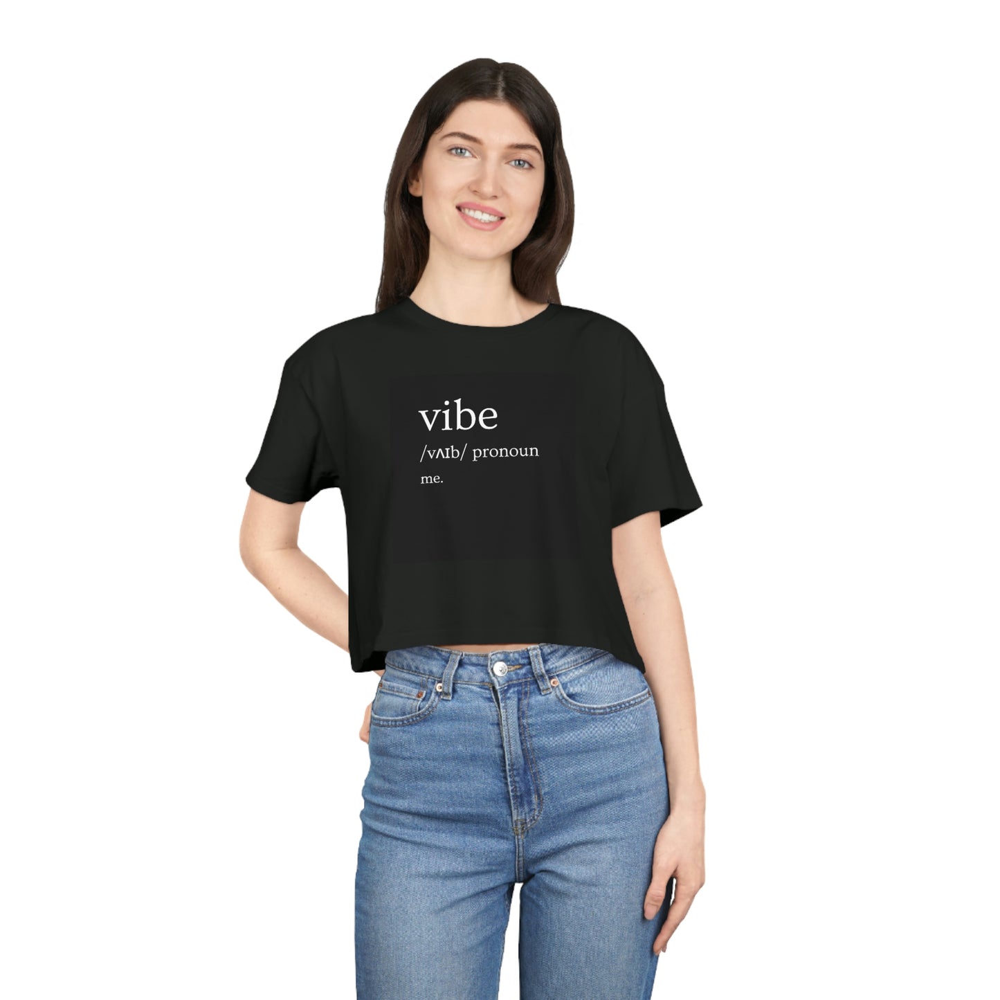 Vibe- Women's Crop Tee