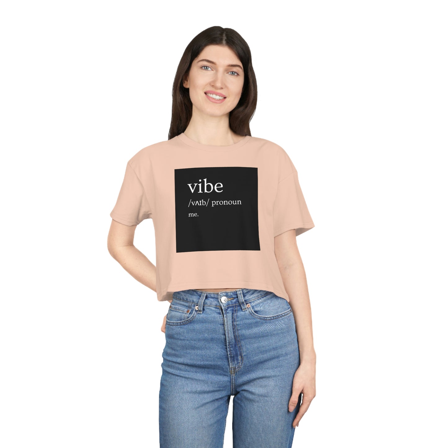 Vibe- Women's Crop Tee